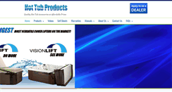 Desktop Screenshot of hottubproducts.com