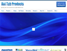 Tablet Screenshot of hottubproducts.com